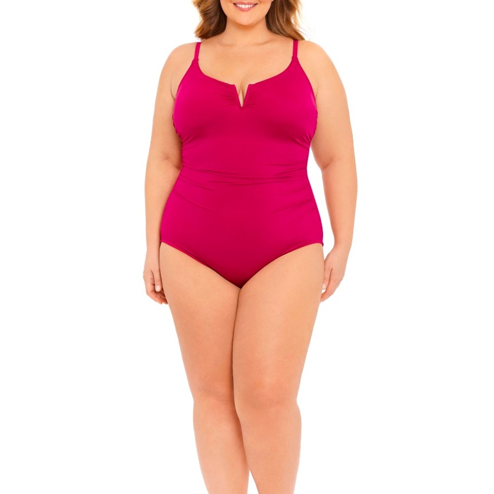 Time and Tru Onepiece V-wire Swimsuit